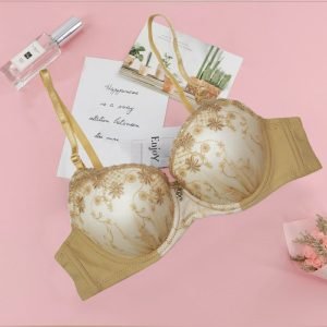 cuped pushup bridal bra