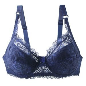 double layered net plus size bra