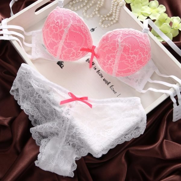 fancy bridal bra set