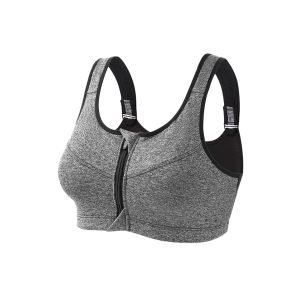 front open sports bra