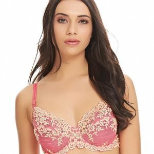 half cup lace bra