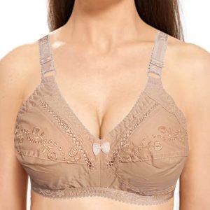 net lace cotton bra