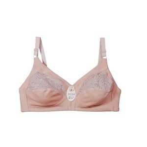 padded net cotton bra