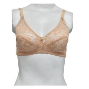 soft cup fancy net bra