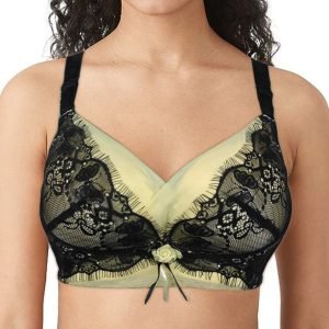 soft padded net bra