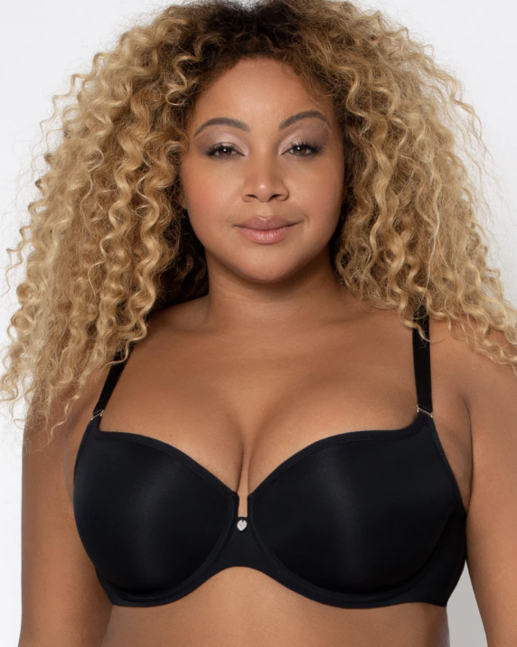 Tulip Smooth T-Shirt Bra (Black)