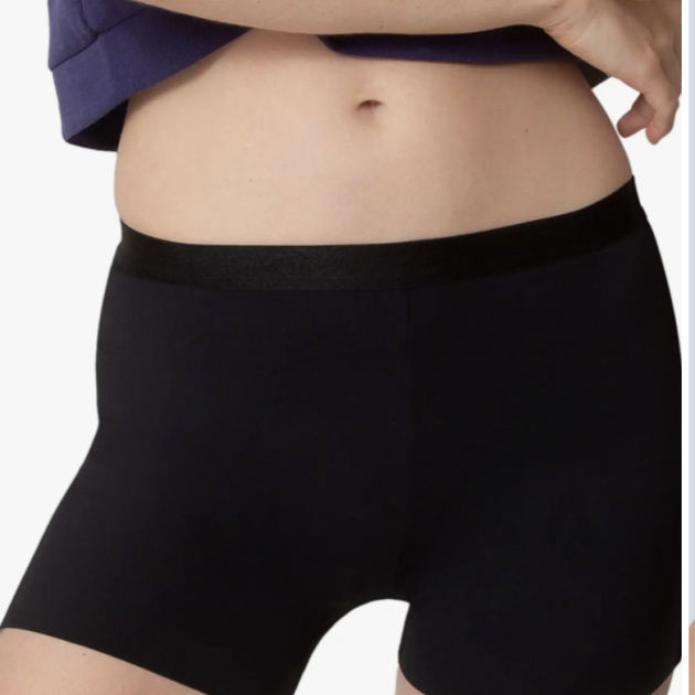 Teen Period & Leak Proof Boy Short (Moderate Absorbency) Black