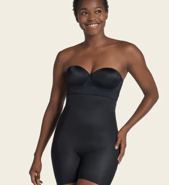 Strapless Sculpt Step-in Shaper w/ Short Bottom