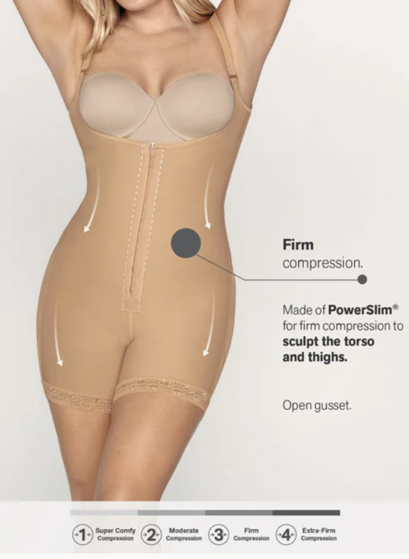 Firm Compression Boyshort Shaper w/Butt Lift (Hook-Eye Closure) - Image 5