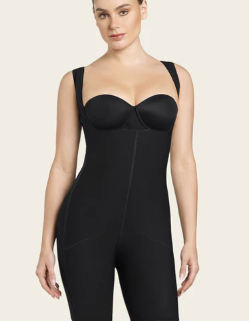 Leonisa Post-Surgical Short Girdle w/Side Zippers, Wide Straps