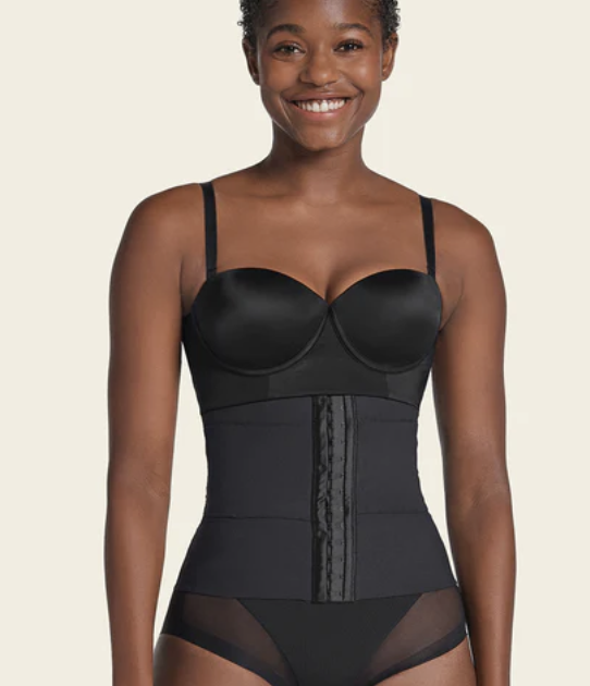 Leonisa 3-Belt Custom Waist Cincher w/ Lumbar Support